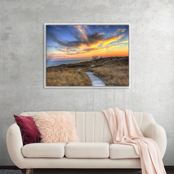 "Colorful Dusk Above The Dunes, Andrae State park"