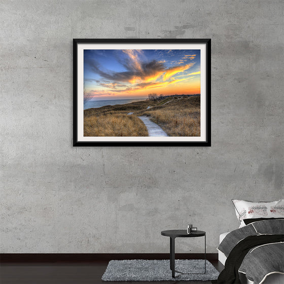 "Colorful Dusk Above The Dunes, Andrae State park"