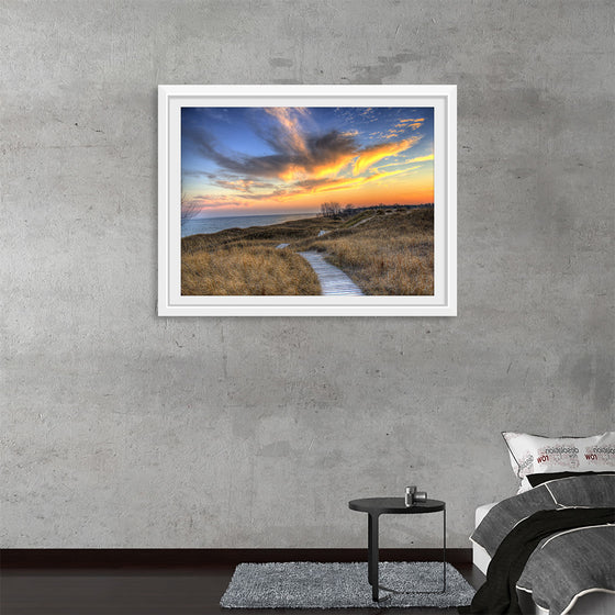 "Colorful Dusk Above The Dunes, Andrae State park"