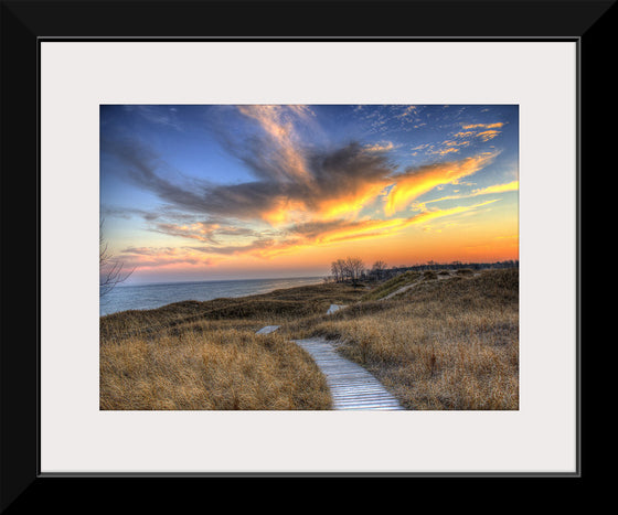 "Colorful Dusk Above The Dunes, Andrae State park"