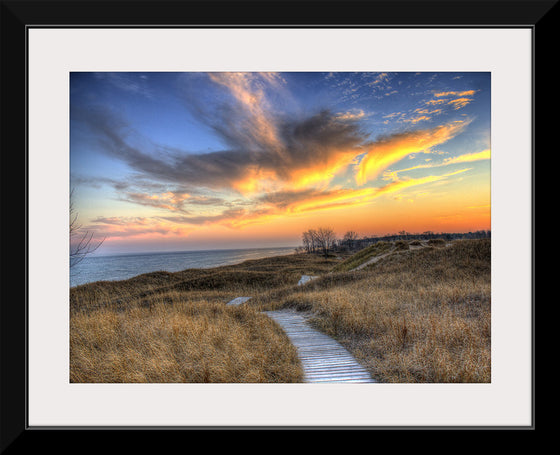 "Colorful Dusk Above The Dunes, Andrae State park"