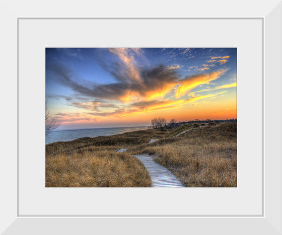 "Colorful Dusk Above The Dunes, Andrae State park"