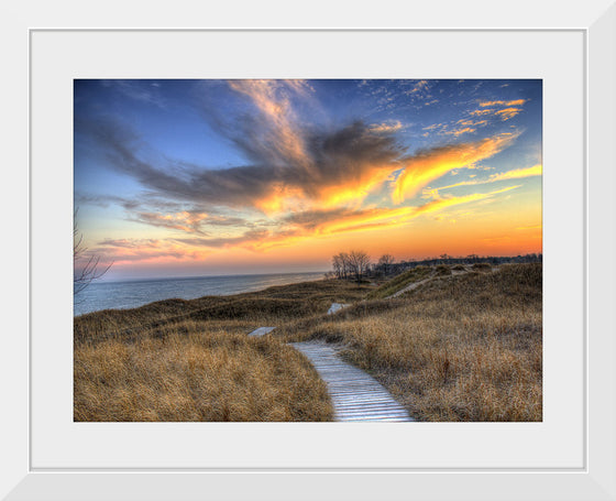 "Colorful Dusk Above The Dunes, Andrae State park"