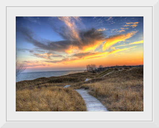 "Colorful Dusk Above The Dunes, Andrae State park"
