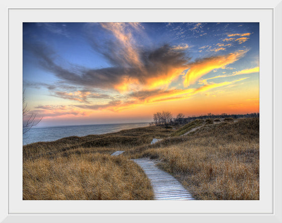 "Colorful Dusk Above The Dunes, Andrae State park"