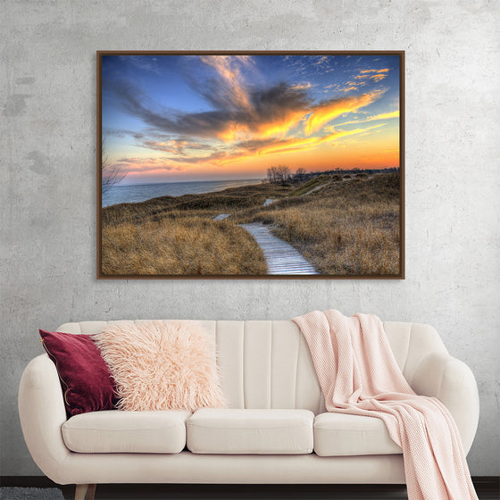 "Colorful Dusk Above The Dunes, Andrae State park"