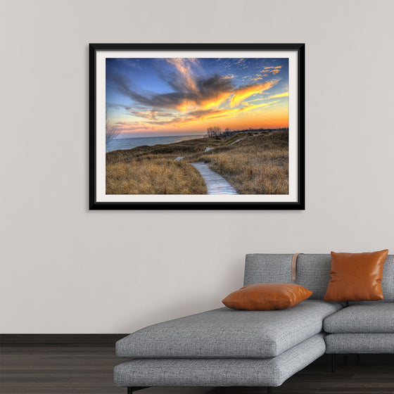 "Colorful Dusk Above The Dunes, Andrae State park"