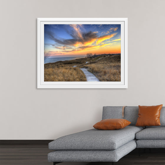 "Colorful Dusk Above The Dunes, Andrae State park"