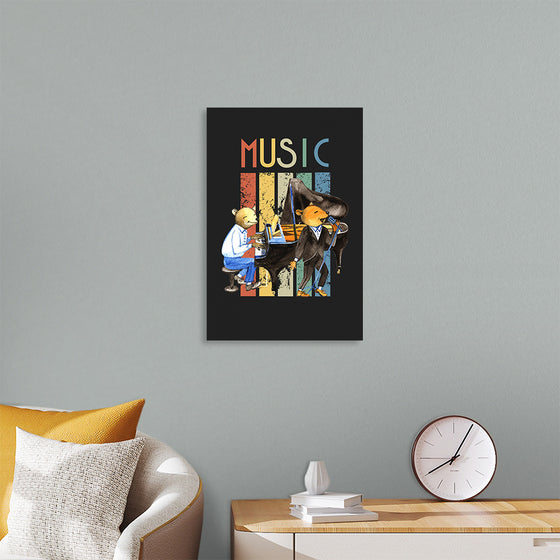 "Music Vintage Jazz Poster"