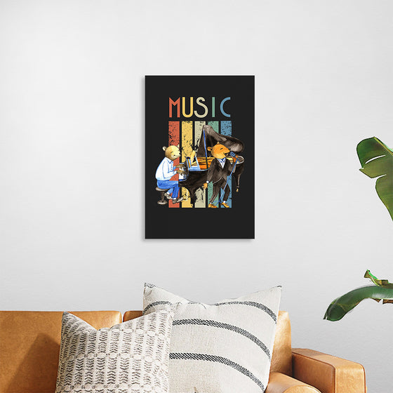 "Music Vintage Jazz Poster"