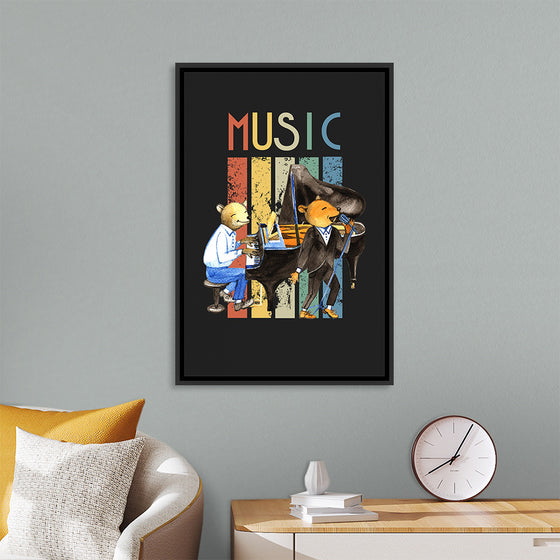 "Music Vintage Jazz Poster"