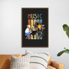 "Music Vintage Jazz Poster"