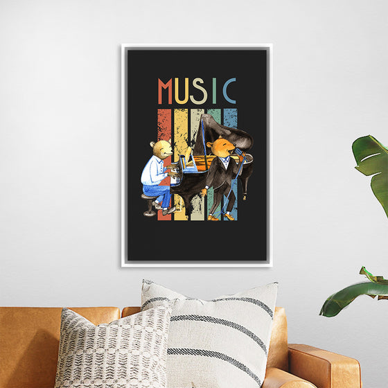 "Music Vintage Jazz Poster"