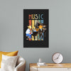 "Music Vintage Jazz Poster"