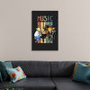 "Music Vintage Jazz Poster"