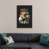 "Music Vintage Jazz Poster"