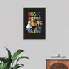 "Music Vintage Jazz Poster"