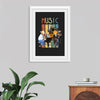 "Music Vintage Jazz Poster"