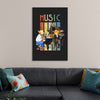 "Music Vintage Jazz Poster"