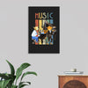 "Music Vintage Jazz Poster"