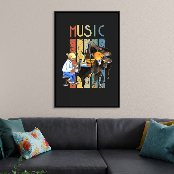 "Music Vintage Jazz Poster"