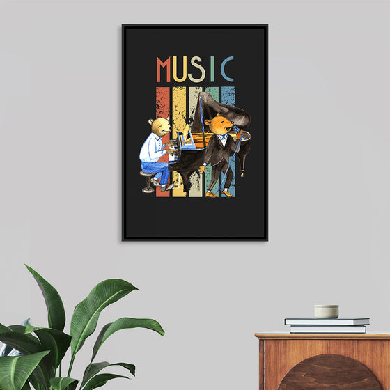 "Music Vintage Jazz Poster"