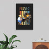 "Music Vintage Jazz Poster"