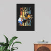 "Music Vintage Jazz Poster"