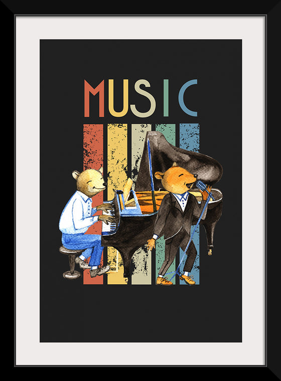 "Music Vintage Jazz Poster"