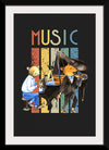 "Music Vintage Jazz Poster"