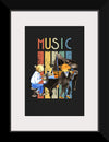 "Music Vintage Jazz Poster"