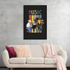 "Music Vintage Jazz Poster"