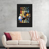 "Music Vintage Jazz Poster"