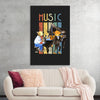 "Music Vintage Jazz Poster"