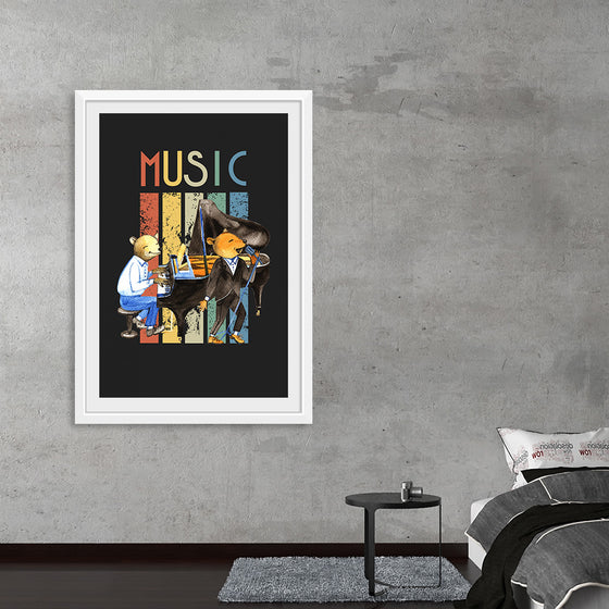 "Music Vintage Jazz Poster"