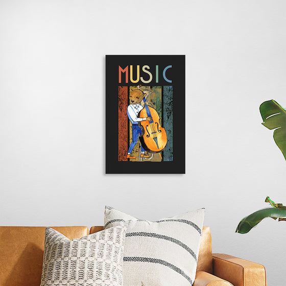 "Music Jazz Vintage Bear"