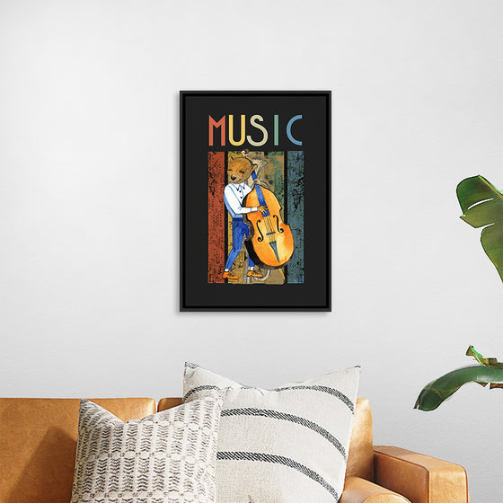 "Music Jazz Vintage Bear"