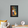 "Music Jazz Vintage Bear"