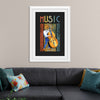 "Music Jazz Vintage Bear"