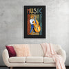 "Music Jazz Vintage Bear"