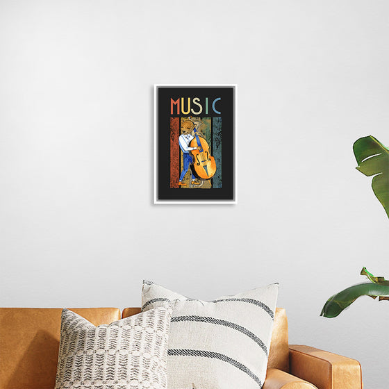 "Music Jazz Vintage Bear"