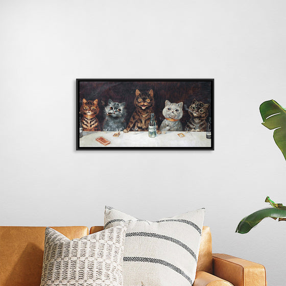 "Vintage Cats Illustration Art"