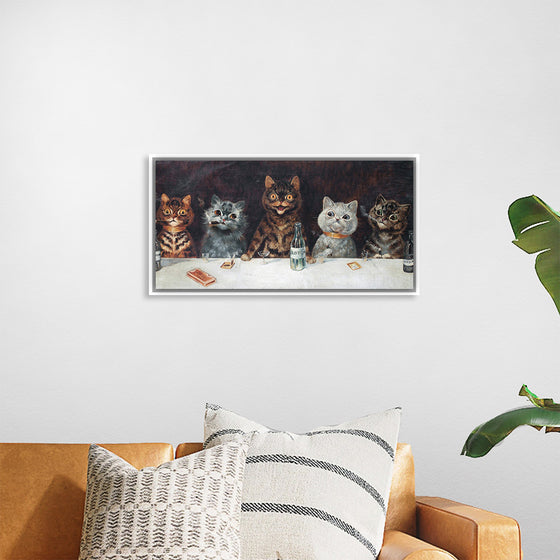 "Vintage Cats Illustration Art"