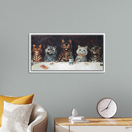 "Vintage Cats Illustration Art"