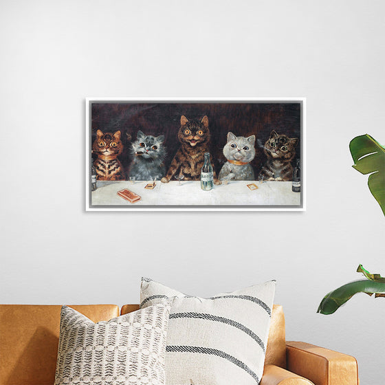 "Vintage Cats Illustration Art"