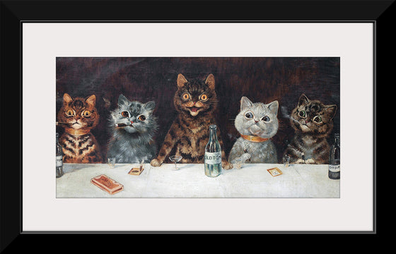 "Vintage Cats Illustration Art"