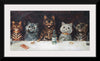 "Vintage Cats Illustration Art"