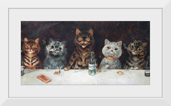 "Vintage Cats Illustration Art"