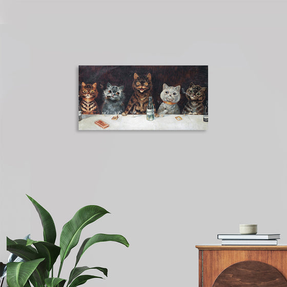 "Vintage Cats Illustration Art"