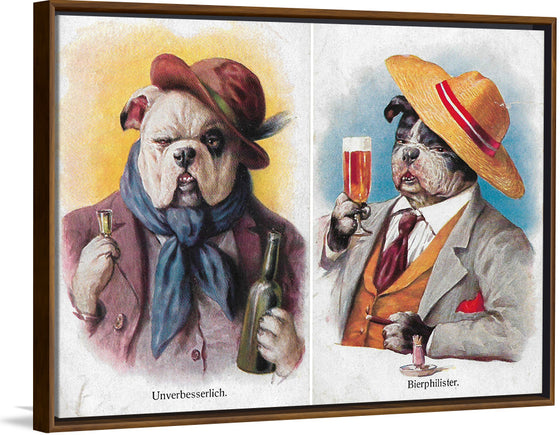"Beer Bar Regular Patrons Dogs"